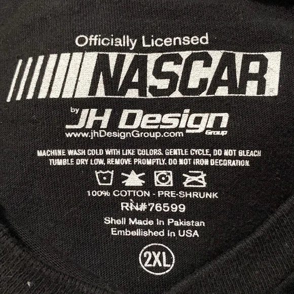 NASCAR Loves 38 by JH DESIGN Men’s Oversized TShirt Size 2XL